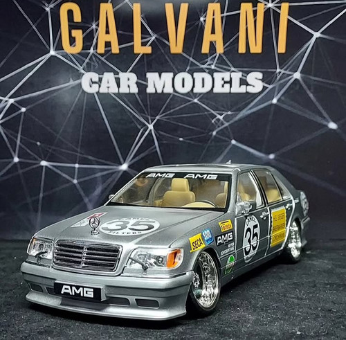 ماکت بنز w140 اتاق تانک فلزی 1:24